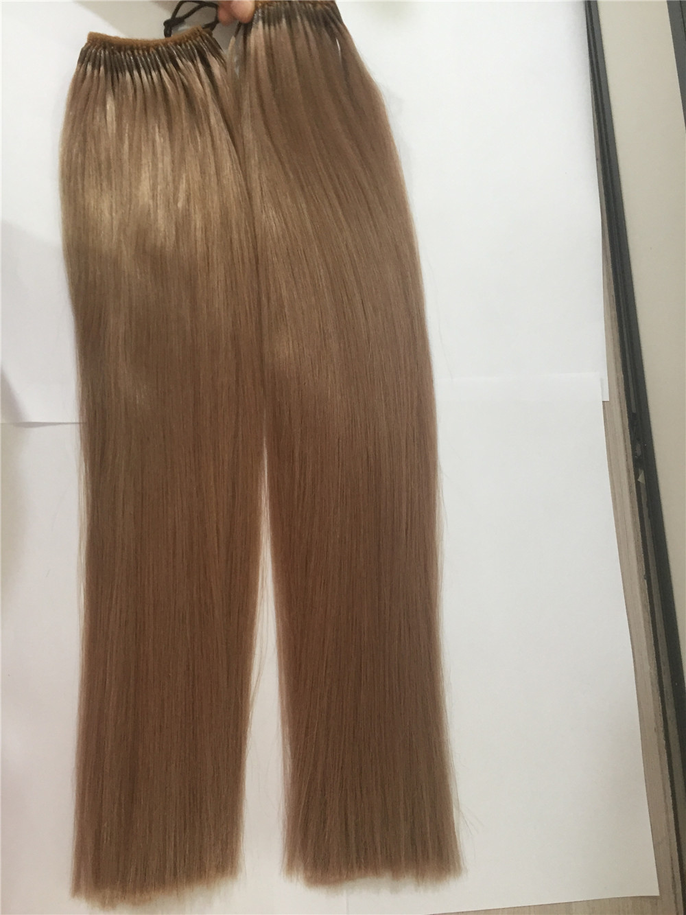 10A grade Wholesale Korea Knotted With Two Strands Hair Cotton Thread Hair Extension YL233